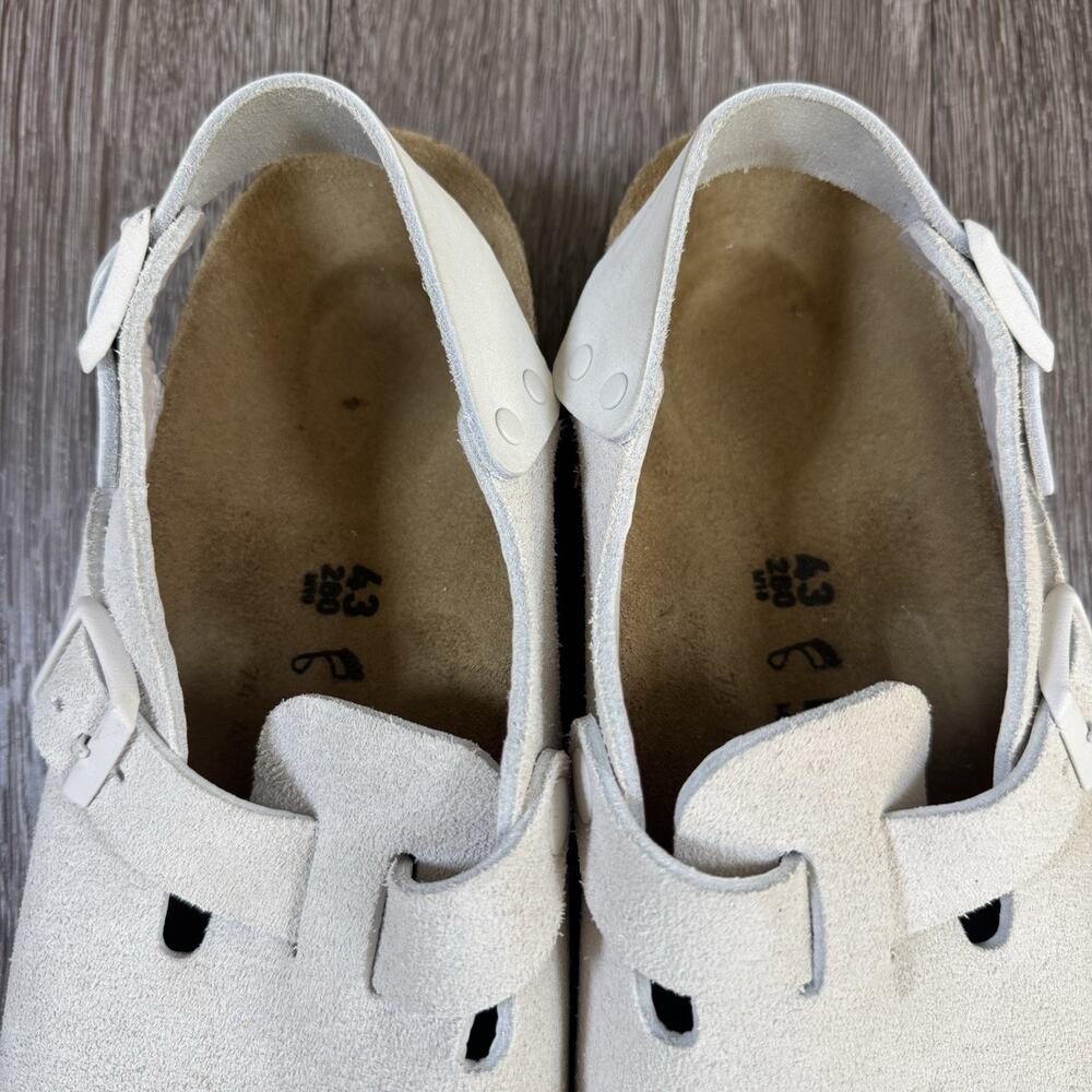 Birkenstock Tokio Suede Antique White Size 43 EU Men’s 10 - Picture 3 of 16